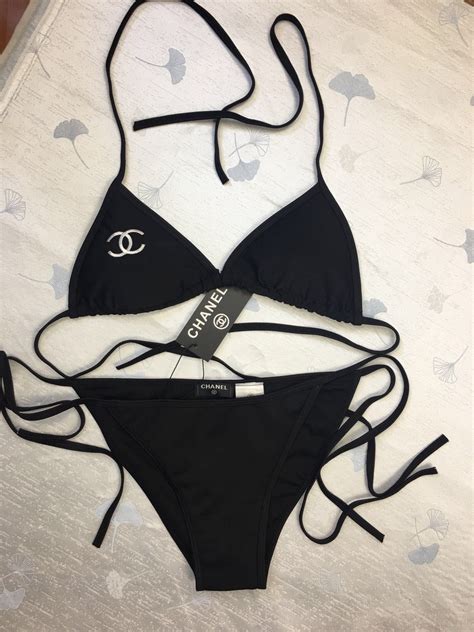 chanel mini bikini|chanel bathing suits.